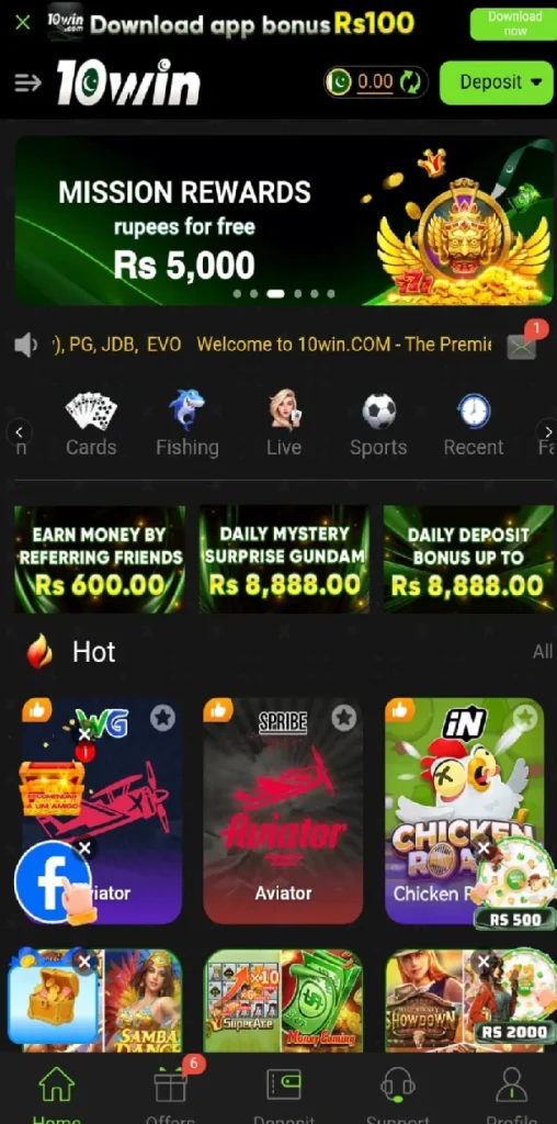 10WIN GAME DOWNLOAD FOR ADNDROID AND iOS