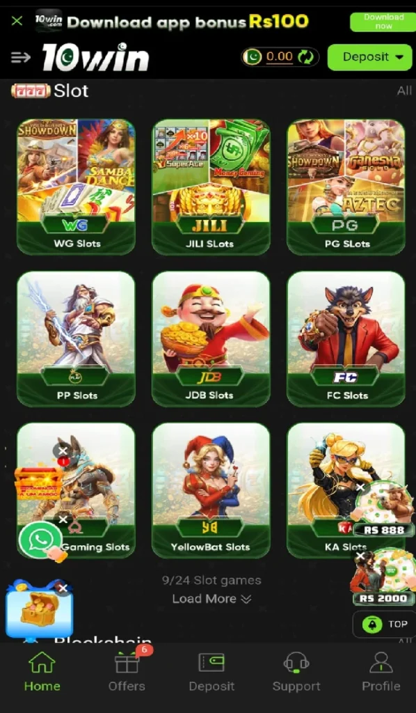 10win game online earning